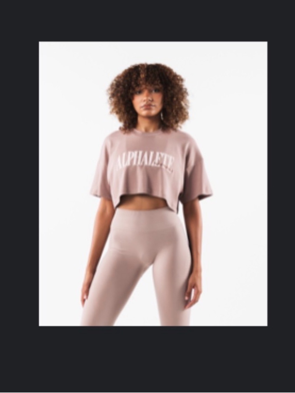 Alphalete Republic Crop Tee